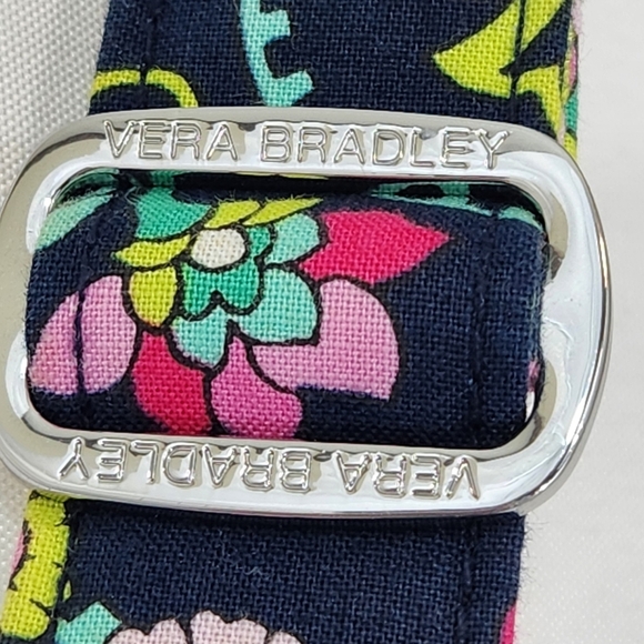 Vera Bradley Hipster Crossbody Bag Petal Paisley Blue Pink Cloth - Picture 10 of 14